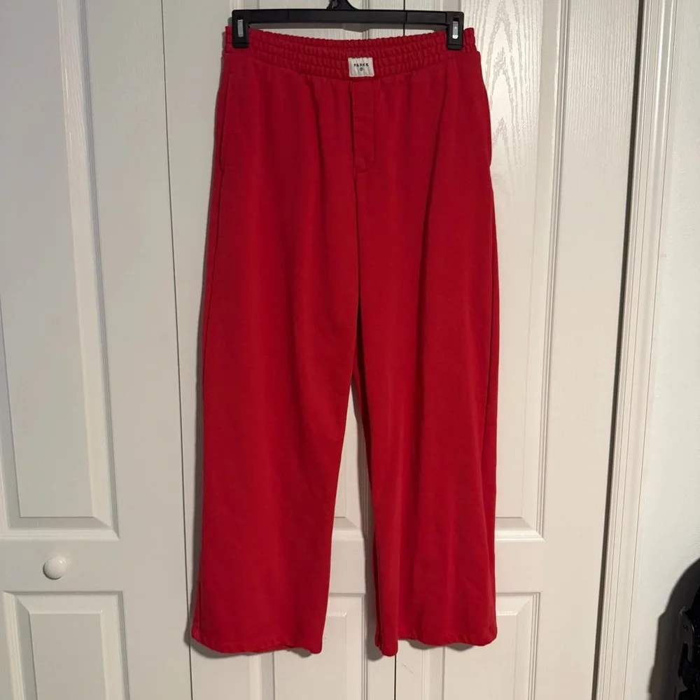 Parke x Target Plus-Size Red Wide-Leg Pull-On Pants